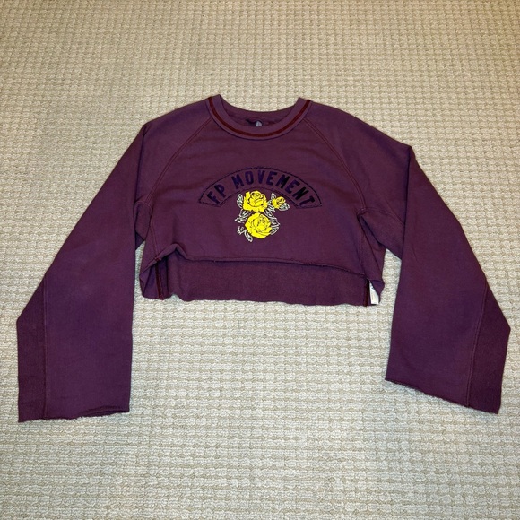 EUC FP Movement Good For You Embroidered Sweat - Picture 4 of 8